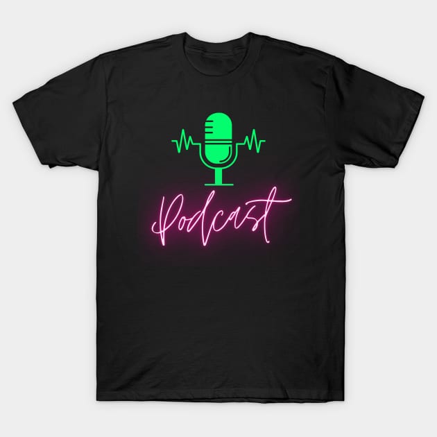 podcast lover T-Shirt by Diwa